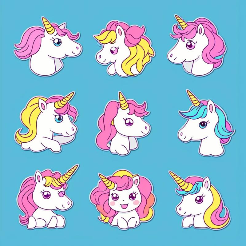 00071-20230621143517-7777-Cute unicorn stickers  , Very detailed, clean, high quality, sharp image.jpg